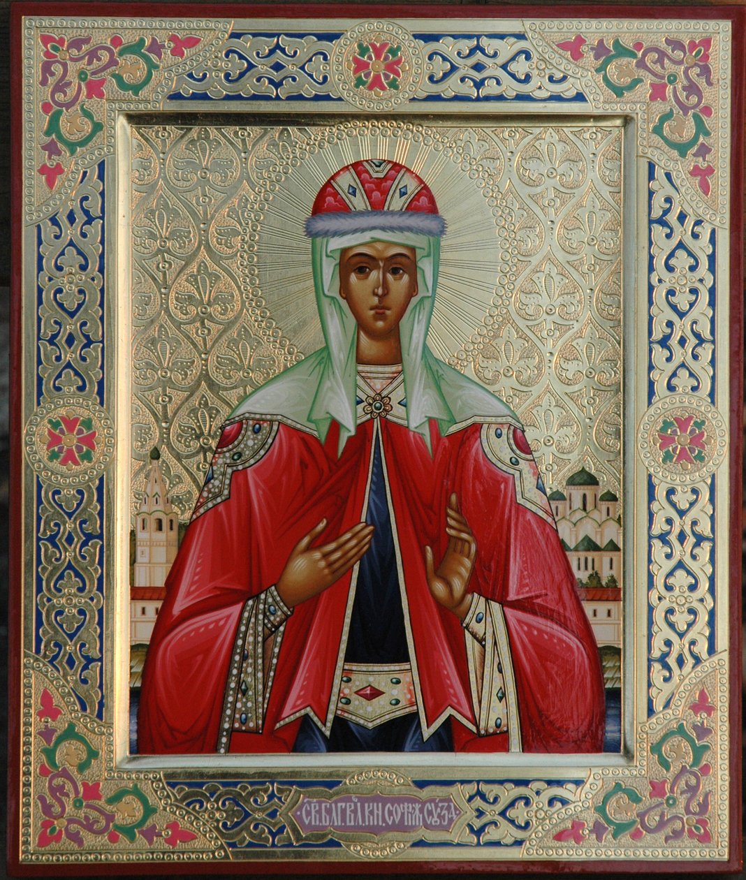 Ctihodná Sofie ze Suzdalu od Anonymous Russian icon painter