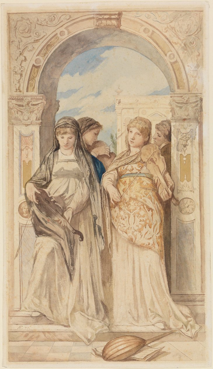 Koncert od Anselm Feuerbach