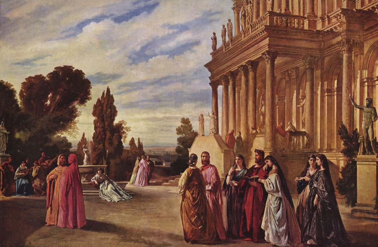 Ariostova zahrada od Anselm Feuerbach