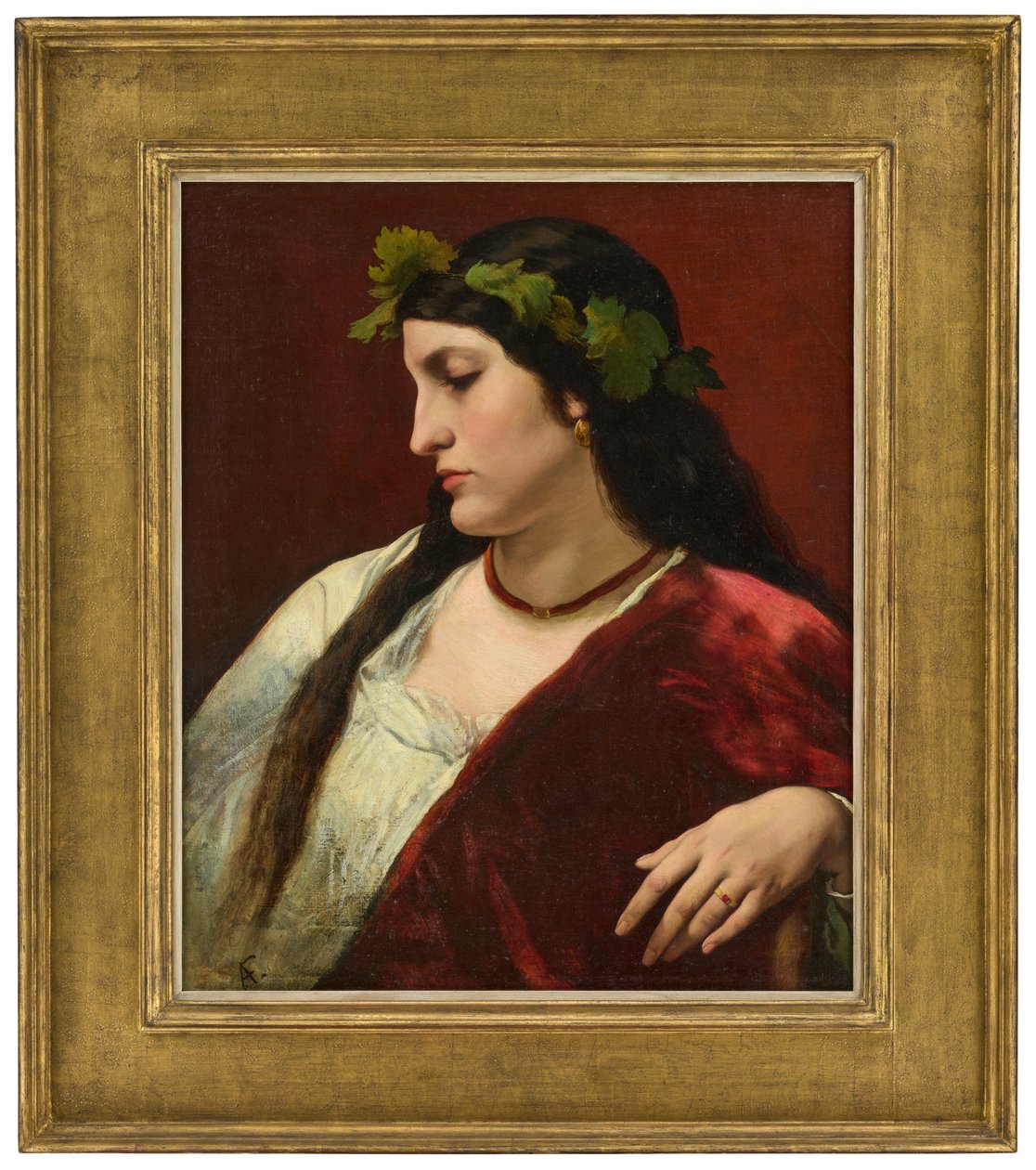 Nanna jako bakchantka od Anselm Feuerbach