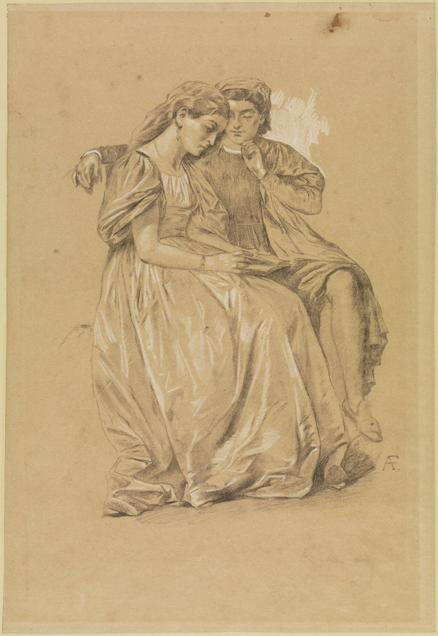 Paolo a Francesca (kopie) od Anselm Feuerbach