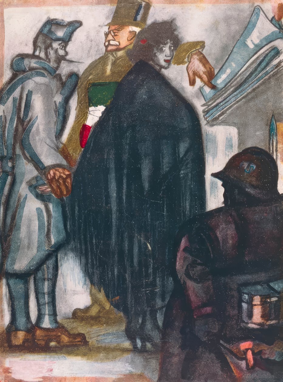 Sonnino ve Versailles od Anselmo Bucci