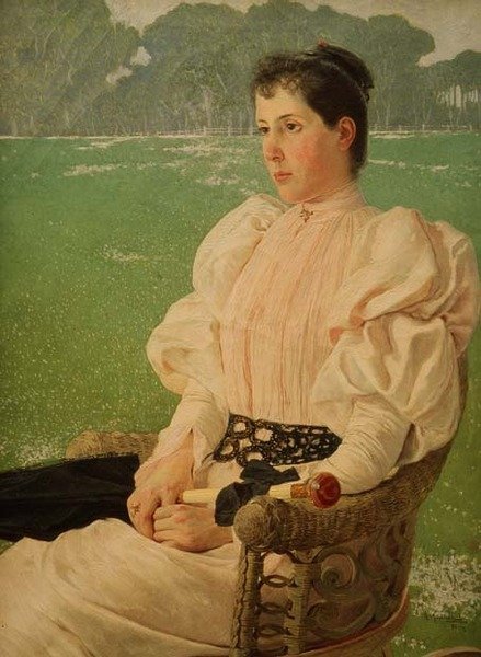 Portrét ženy od Anselmo de Guinea