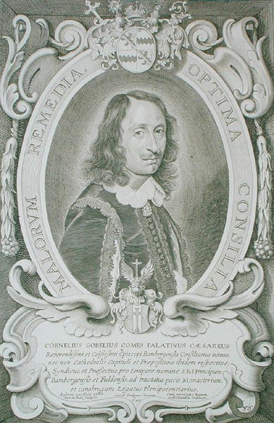 Cornelius Gobel (1611-165?) z "Portraits des Hommes Illustres", vyryl Petrus de Iode, vydáno 1706 (rytina) od Anselmus van (after) Hulle