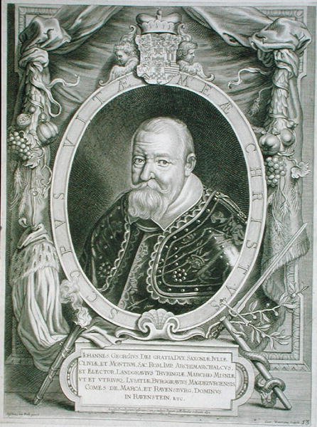 John George I (1585-1656) saský kurfiřt, z 