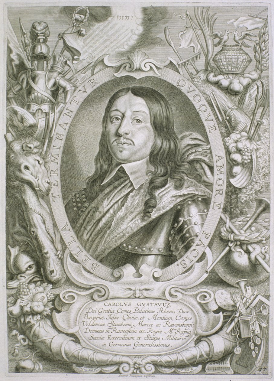 Karl X Gustav (1622-60), král Švédska, z 
