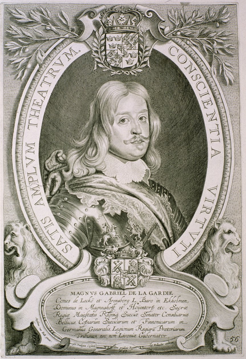 Magnus Gabriel (1622-86) hrabě de la Gardie, z 