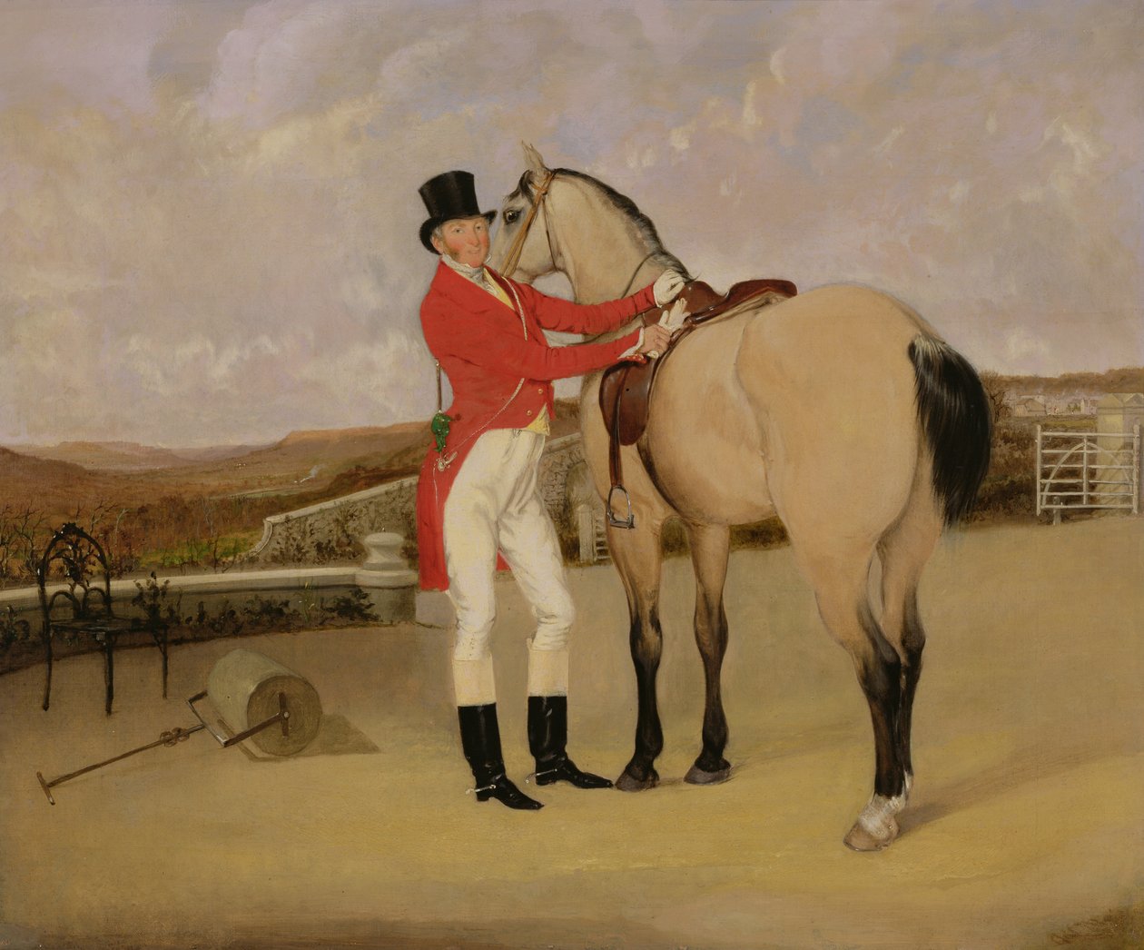 James Taylor Wray z Bedale Hunt se svým Dun Hunterem od Anson A. Martin