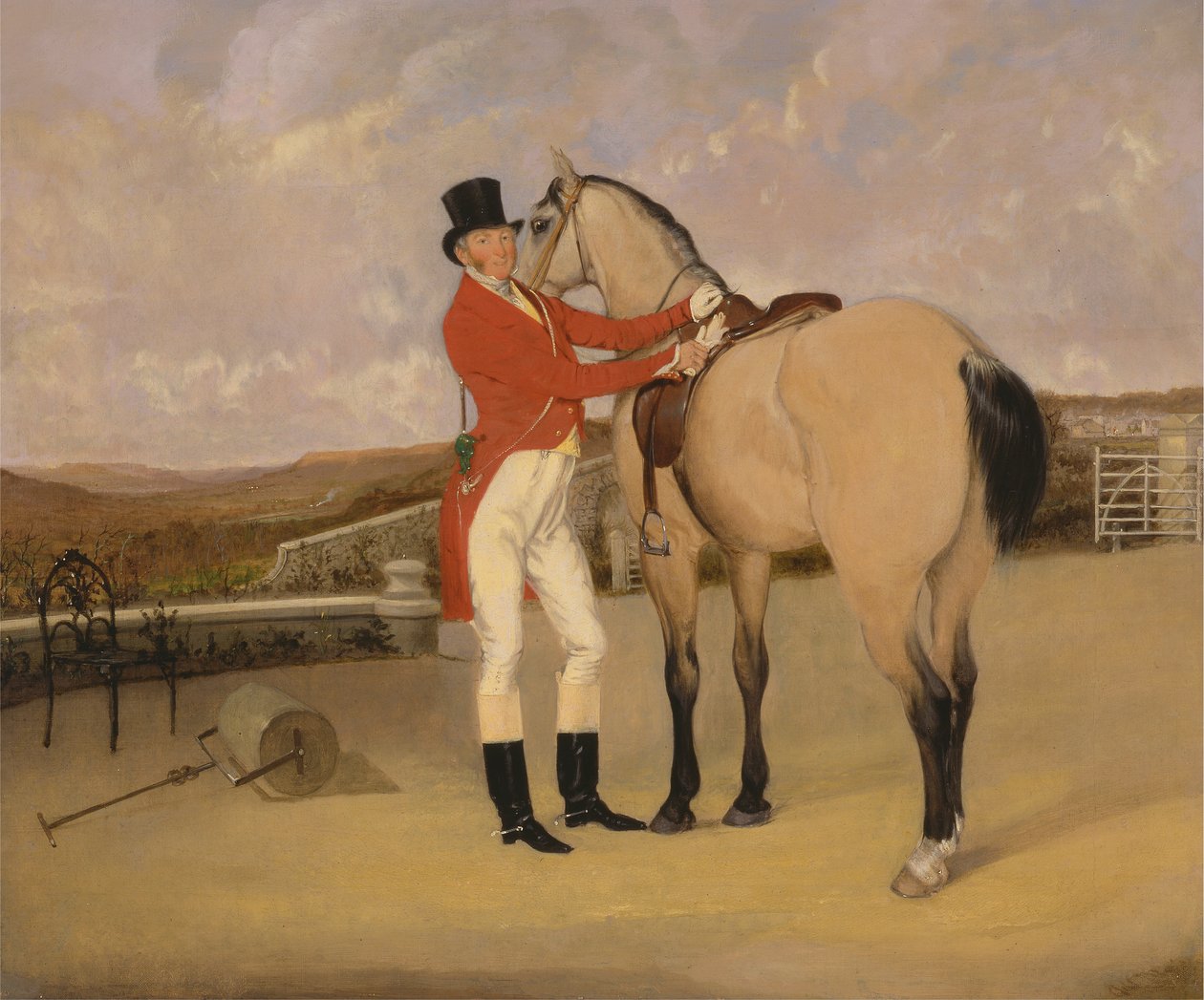 James Taylor Wray z Bedale Hunt se svým Dun Hunterem od Anson Ambrose Martin