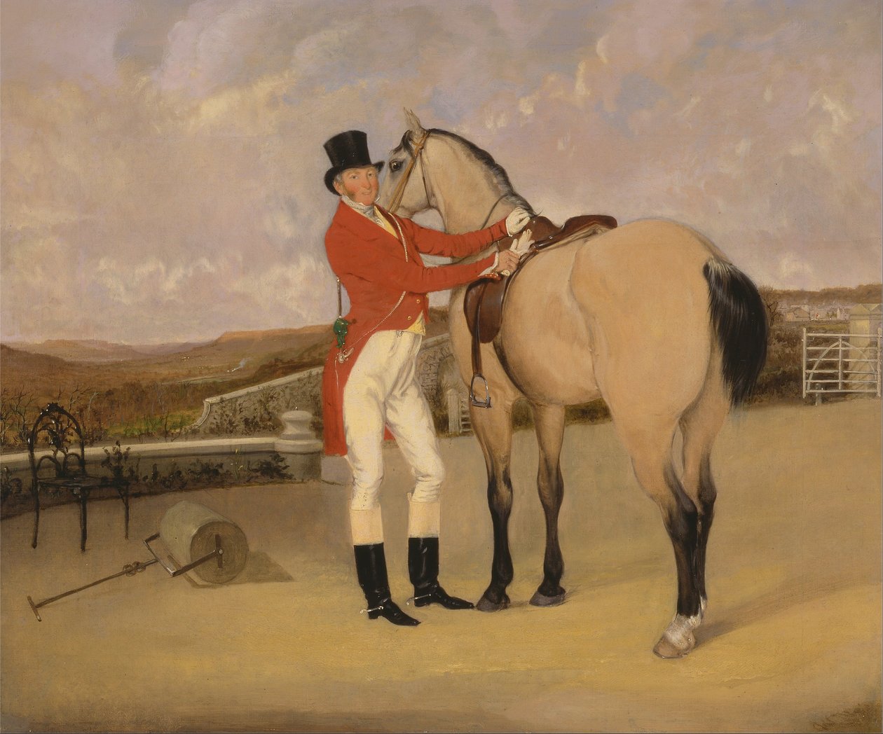 James Taylor Wray z Bedale Hunt se svým Dun Hunterem od Anson Ambrose Martin