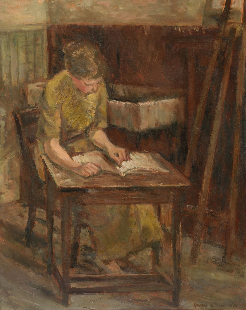 Dívka čte (II) od Anthea Durose