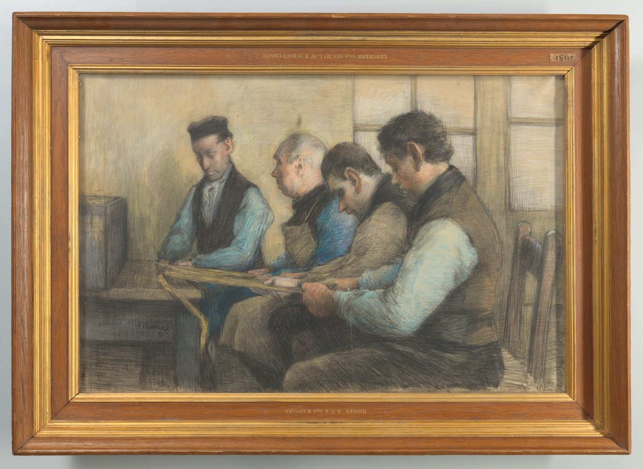 Tkalci slepých rohoží od Anthon Gerhard Alexander van Rappard