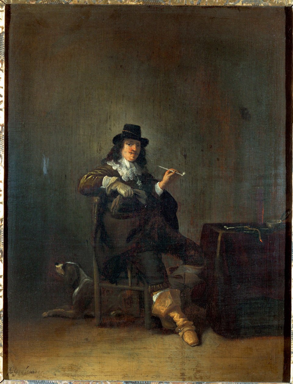 Pět smyslů: čich... od Anthonie (1601-73) Palamedesz