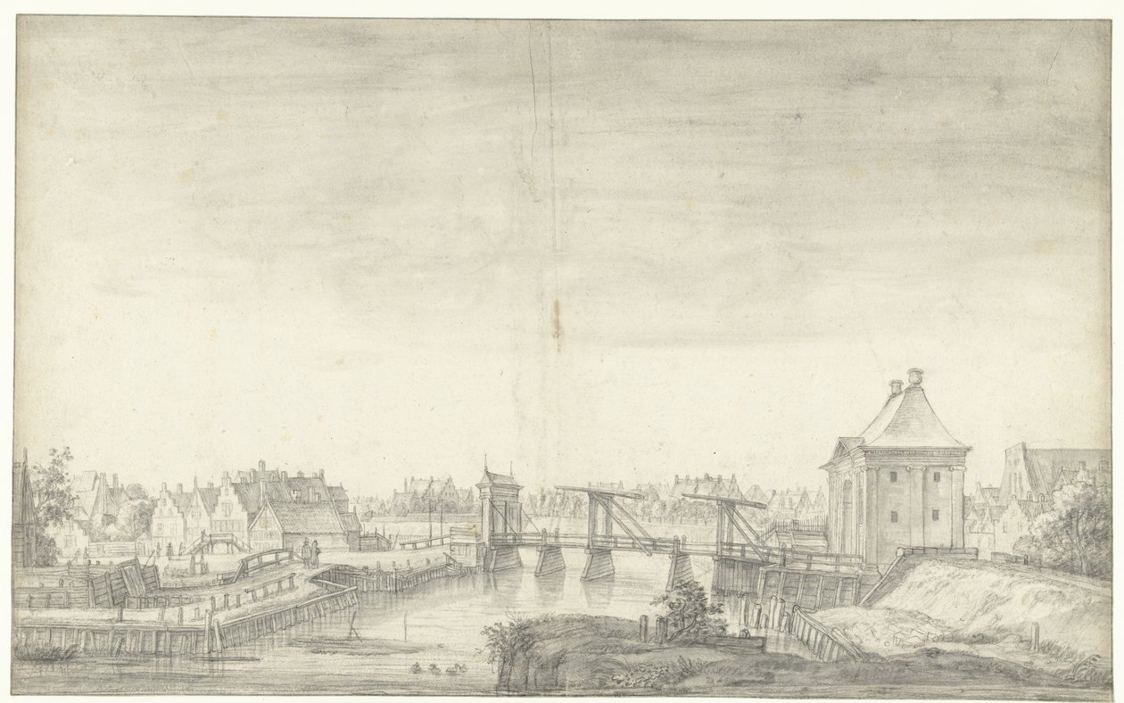 Třetí Heiligewegspoort v Amsterdamu od Anthonie Waterloo