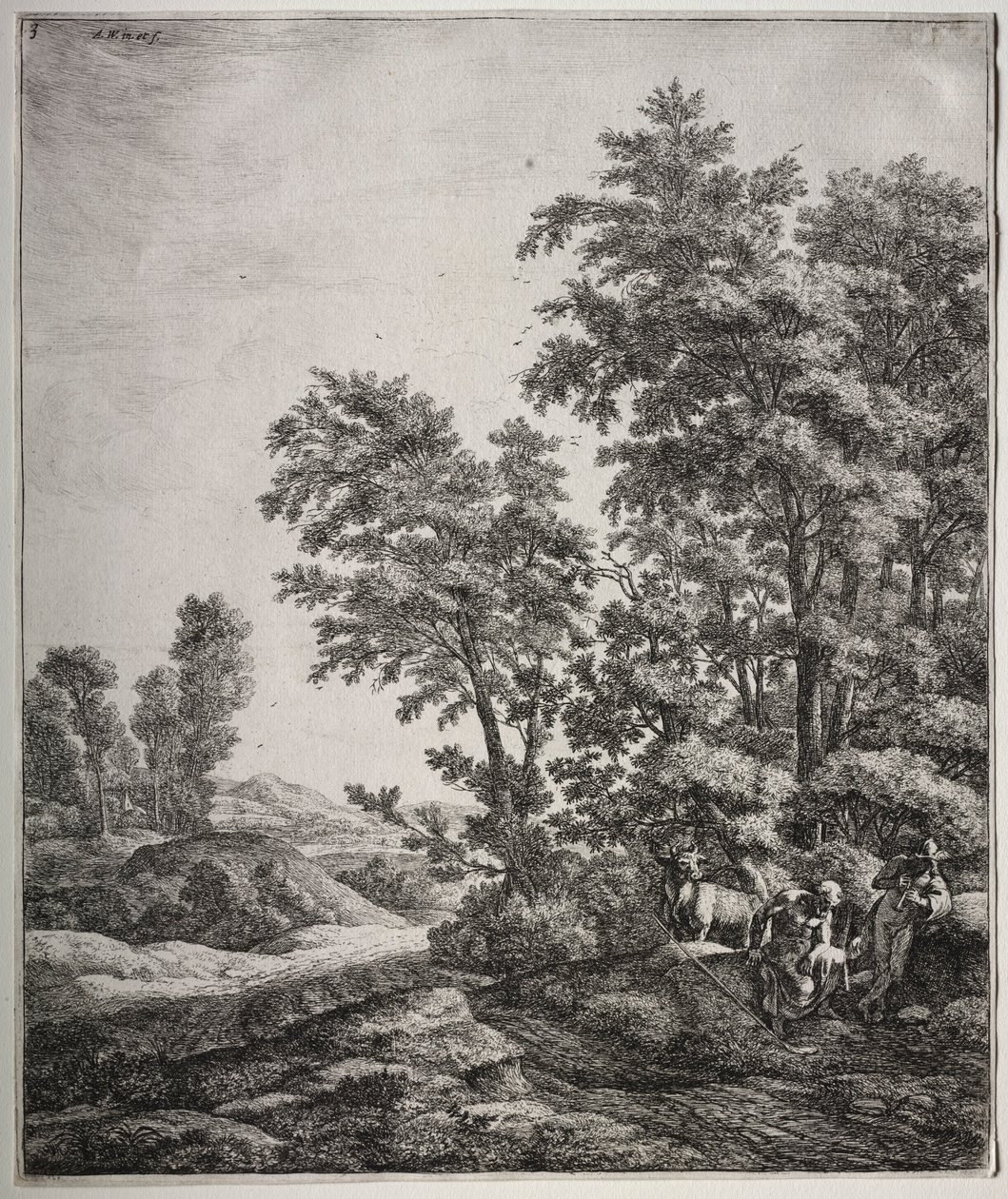Merkur a Argus. od Anthonie Waterloo