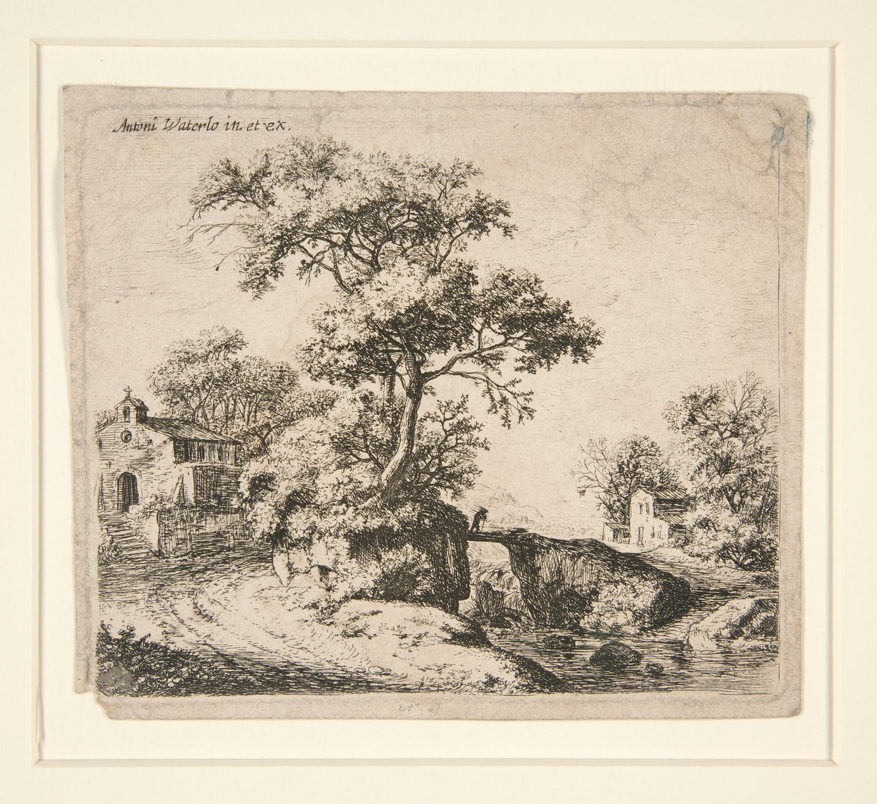 Kaple se schody od Anthonie Waterloo