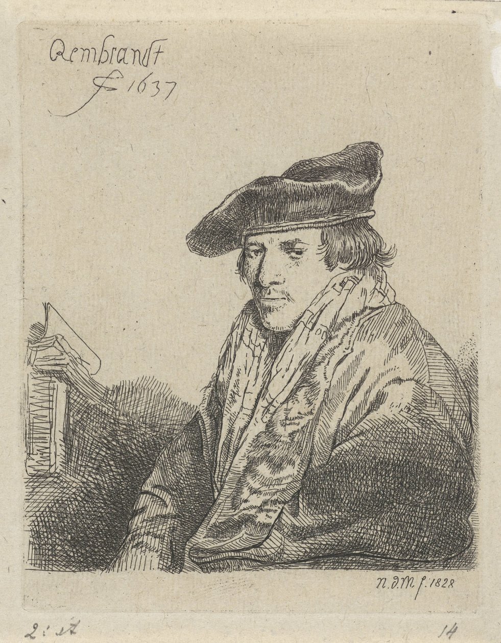 Mladý muž s kloboukem od Anthonie Willem Hendrik Nolthenius de Man