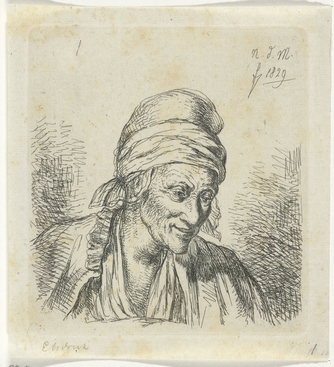 Stará žena vpravo od Anthonie Willem Hendrik Nolthenius de Man