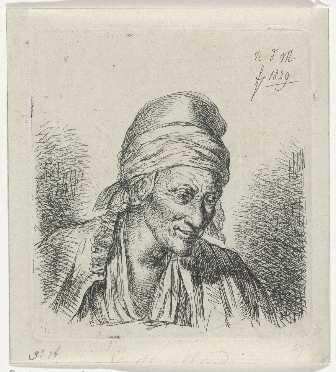 Stará žena vpravo od Anthonie Willem Hendrik Nolthenius de Man