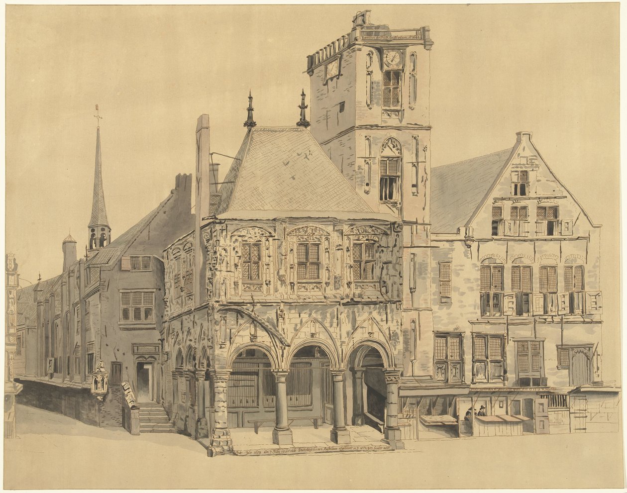 Stará radnice v Amsterdamu, 1641 od Anthonie van den Bos