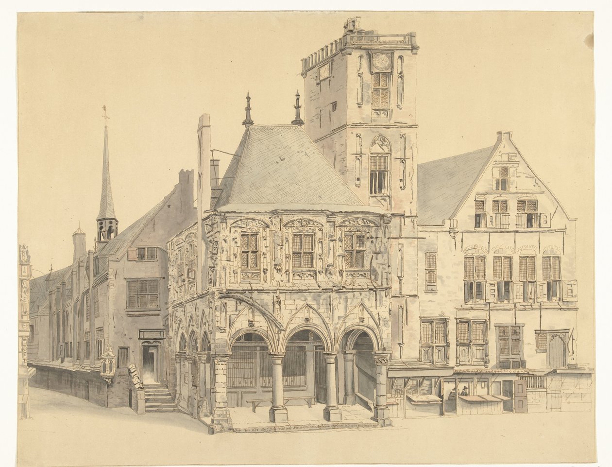 Stará radnice v Amsterdamu, 1641 od Anthonie van den Bos