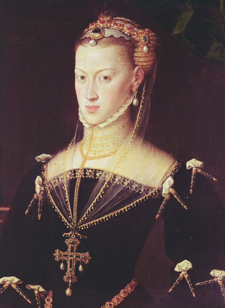 Arcivévodkyně Marie Rakouská, 1551 (detail 498704) od Anthonis van Dashorst Mor