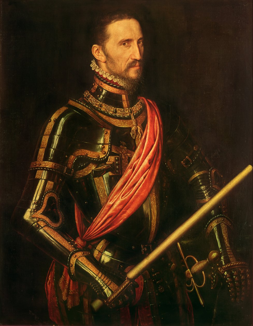 Portrét Fernanda Álvareze de Toledo, 3. vévody z Alby (1508 - 1582), 1549 od Anthonis van Dashorst Mor