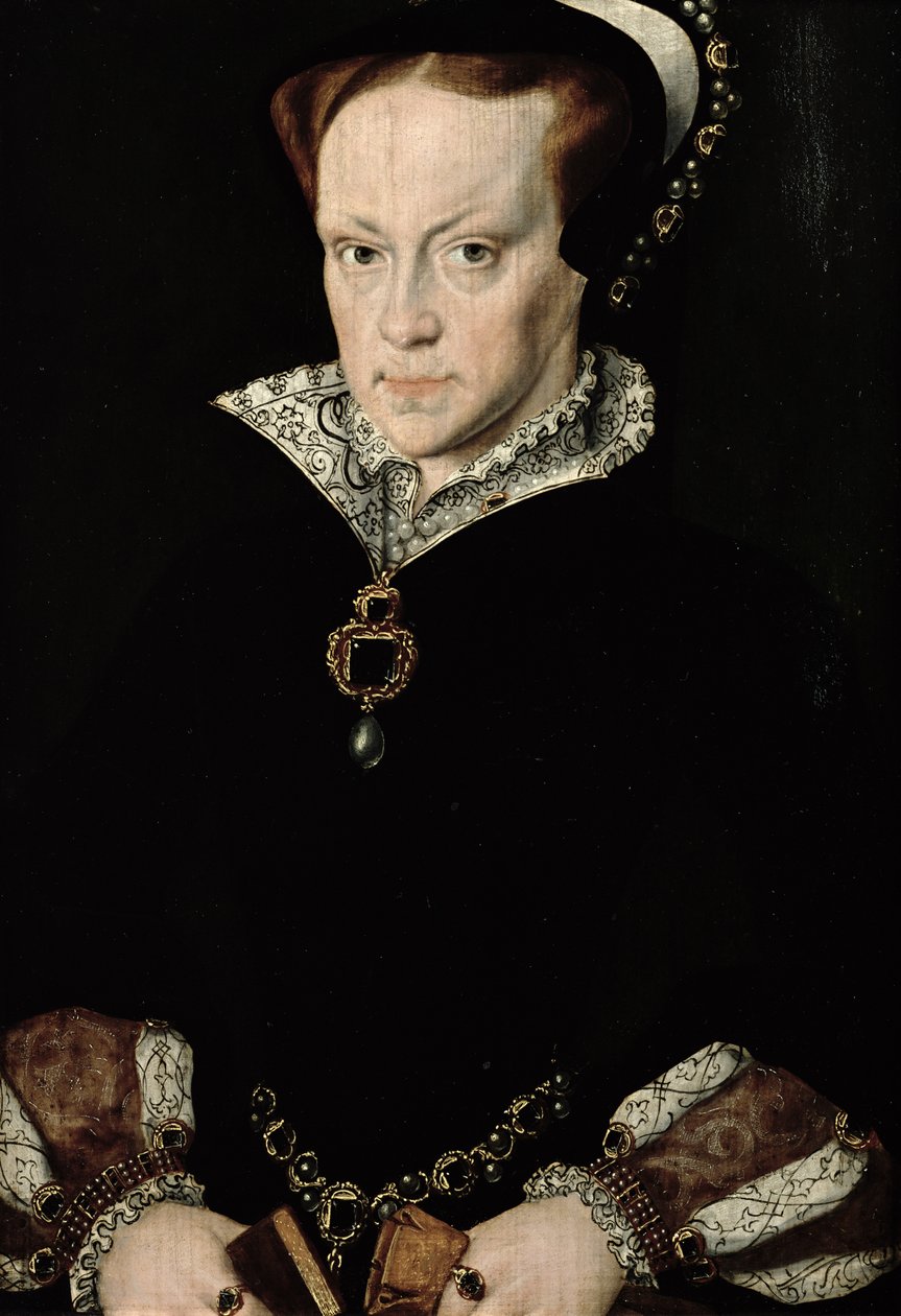 Anglická královna Marie I. (1516-58) od Anthonis van Dashorst Mor