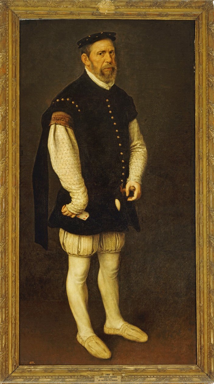 Pejeron, dvorní šašek ... od Anthonis van Dashorst (c.1519 1576/77) Mor