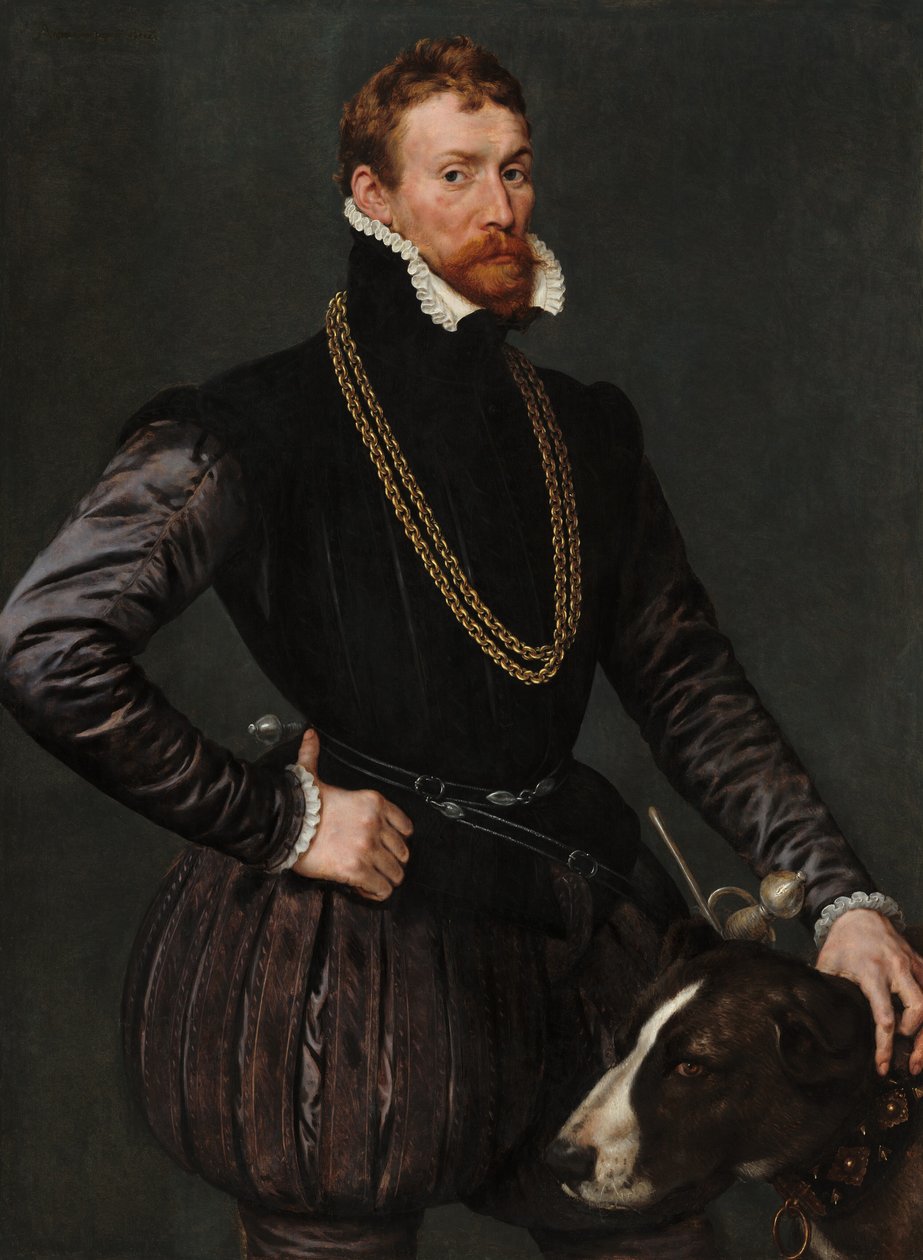 Porträt eines Gentlemans von Anthonis van Dashorst (c.1519-1576/77) Mor