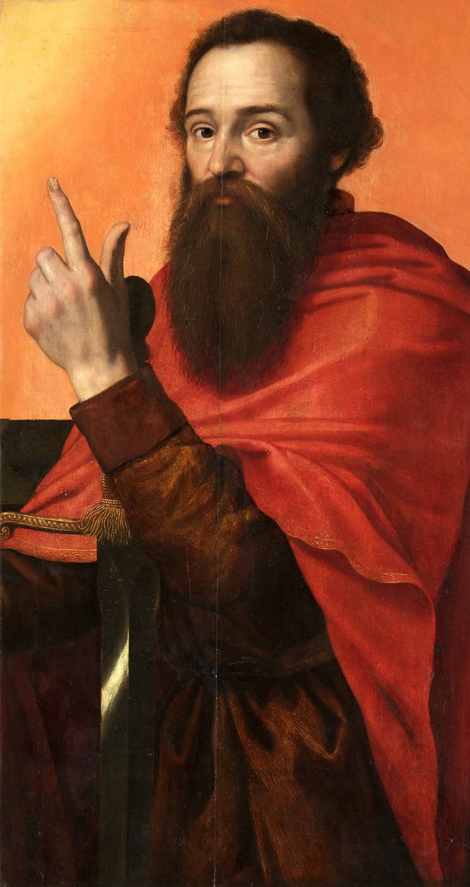 Saint Paul, kolem 1556 (olej na desce) od Anthonis Mor van Dashorst
