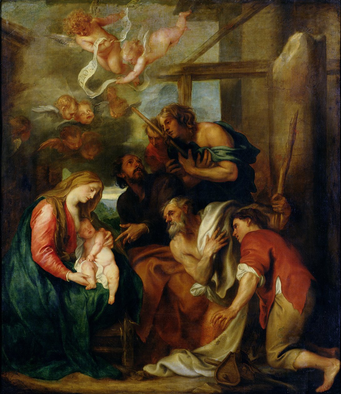Klanění pastýřů od Anthony van Dyck