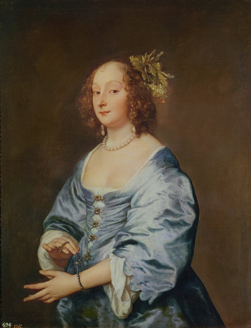 Marie Ruthven, lady van Dyck, kolem 1639 od Anthony van Dyck
