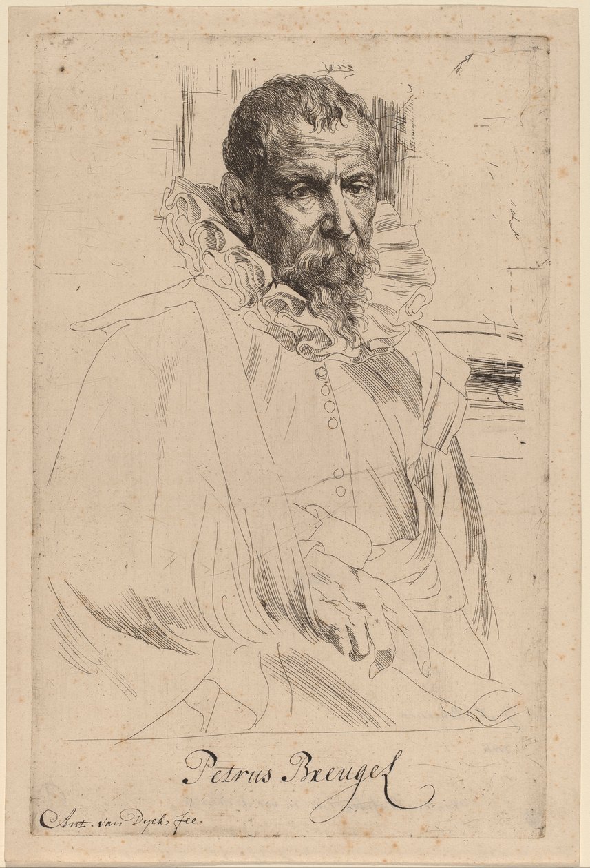 Pieter Bruegel mladší od Anthony van Dyck