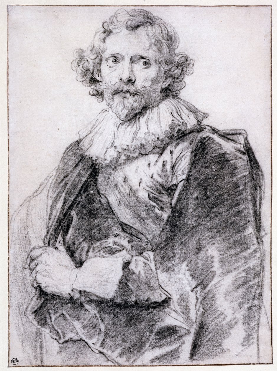 Portrét Lucase Vorstermana (1595-1675), kolem 1631 od Anthony van Dyck