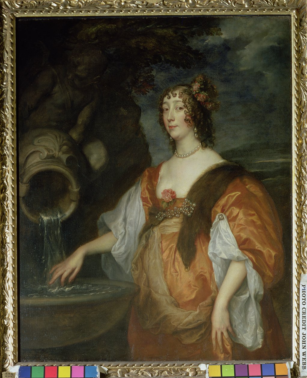 Portrét Lucy Percyové, hraběnky z Carlisle (1599-1660) cca 1637-40 od Anthony van Dyck