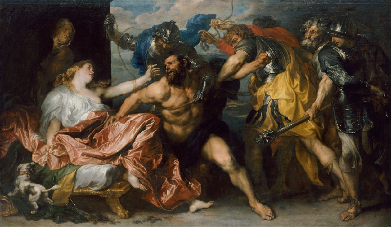 Samson a Delilah od Anthony van Dyck