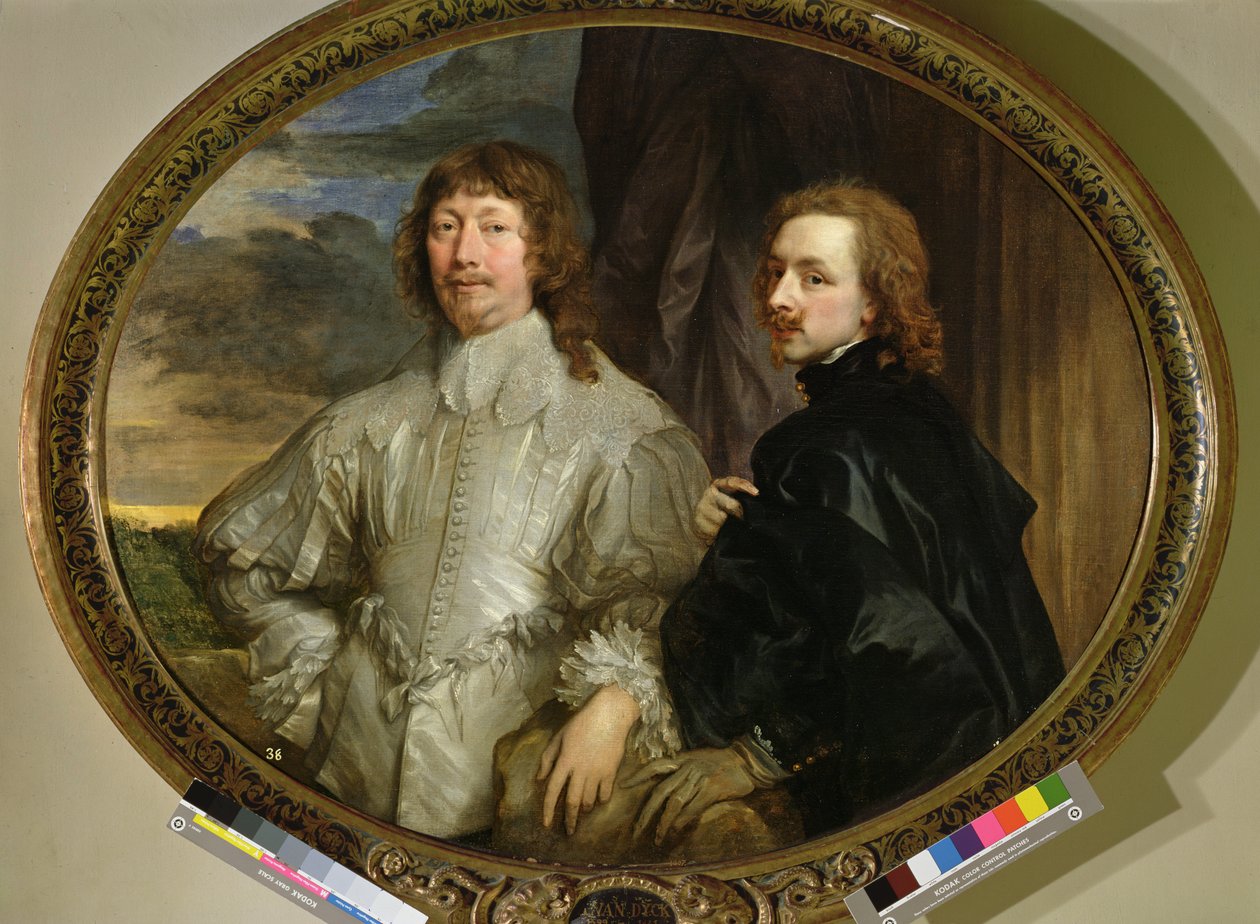 Sir Endymion Porter a umělec, kolem roku 1635 od Anthony van Dyck