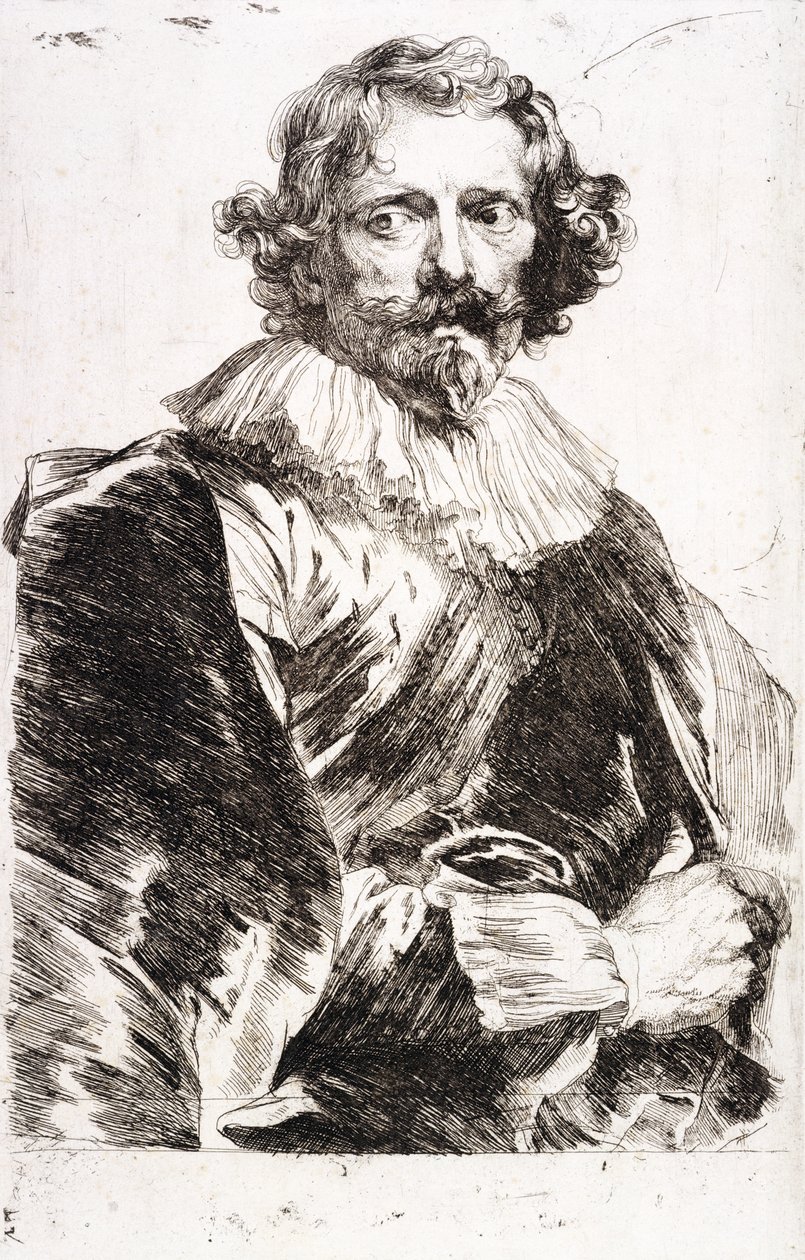 T.854 Portrét Lucase Vorstermana, kolem 1631 od Anthony van Dyck