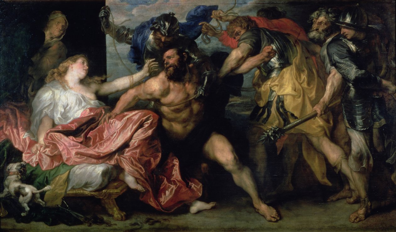 Zatčení Samsona, kolem roku 162830 od Anthony van Dyck