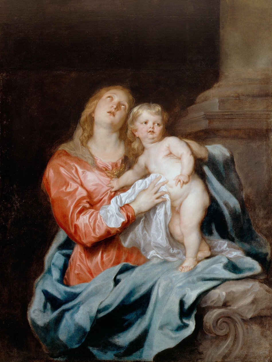 Madona s dítětem od Anthony van Dyck