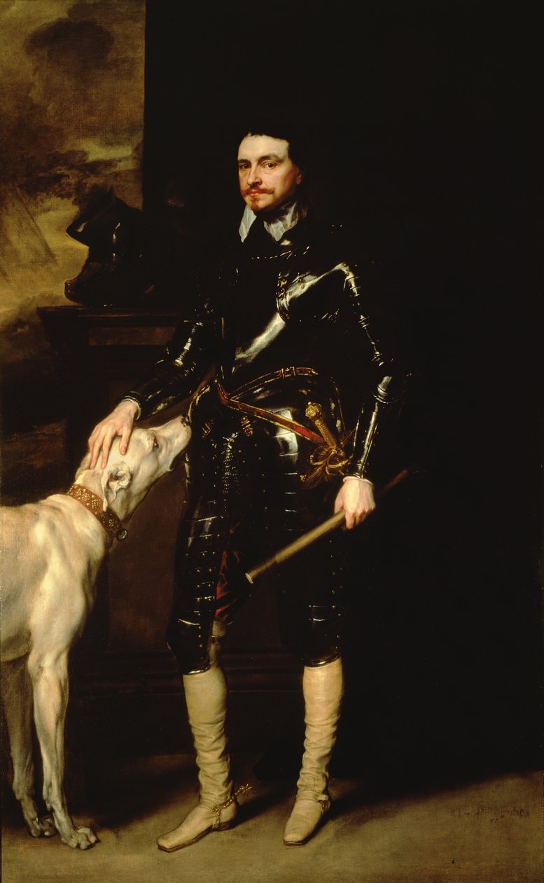 Thomas Wentworth, 1. hrabě ze Straffordu (1593-1641) 1633-6 od Anthony van Dyck