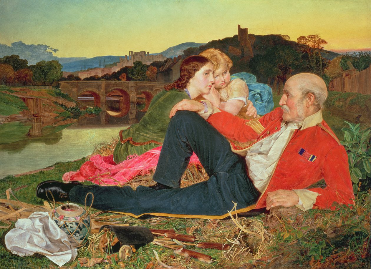 Podzim, 1860 od Anthony Frederick Augustus Sandys