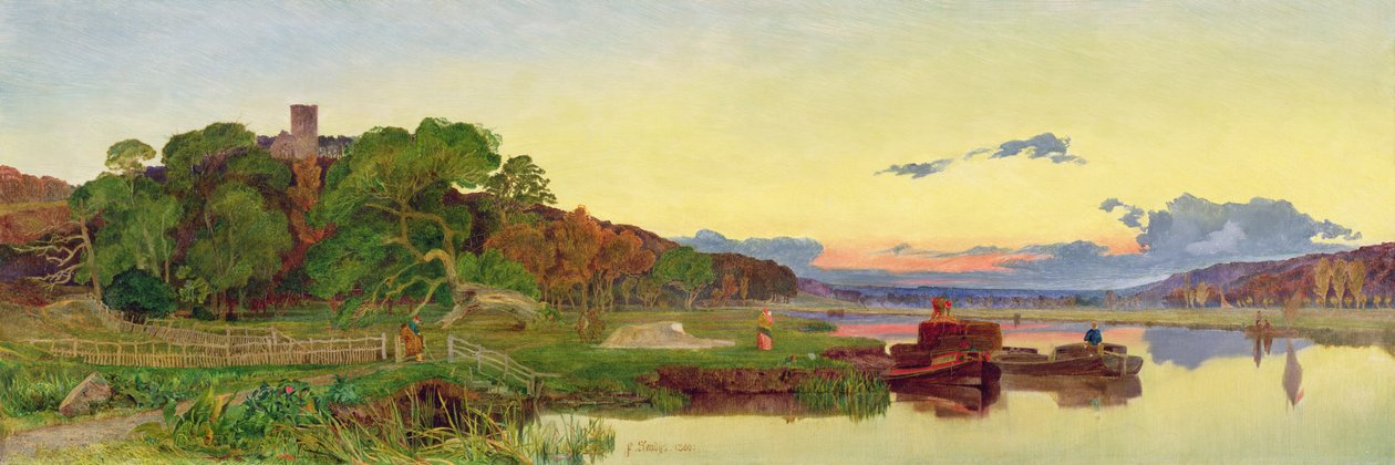 Whitlingham, Norfolk, 1860 od Anthony Frederick Augustus Sandys