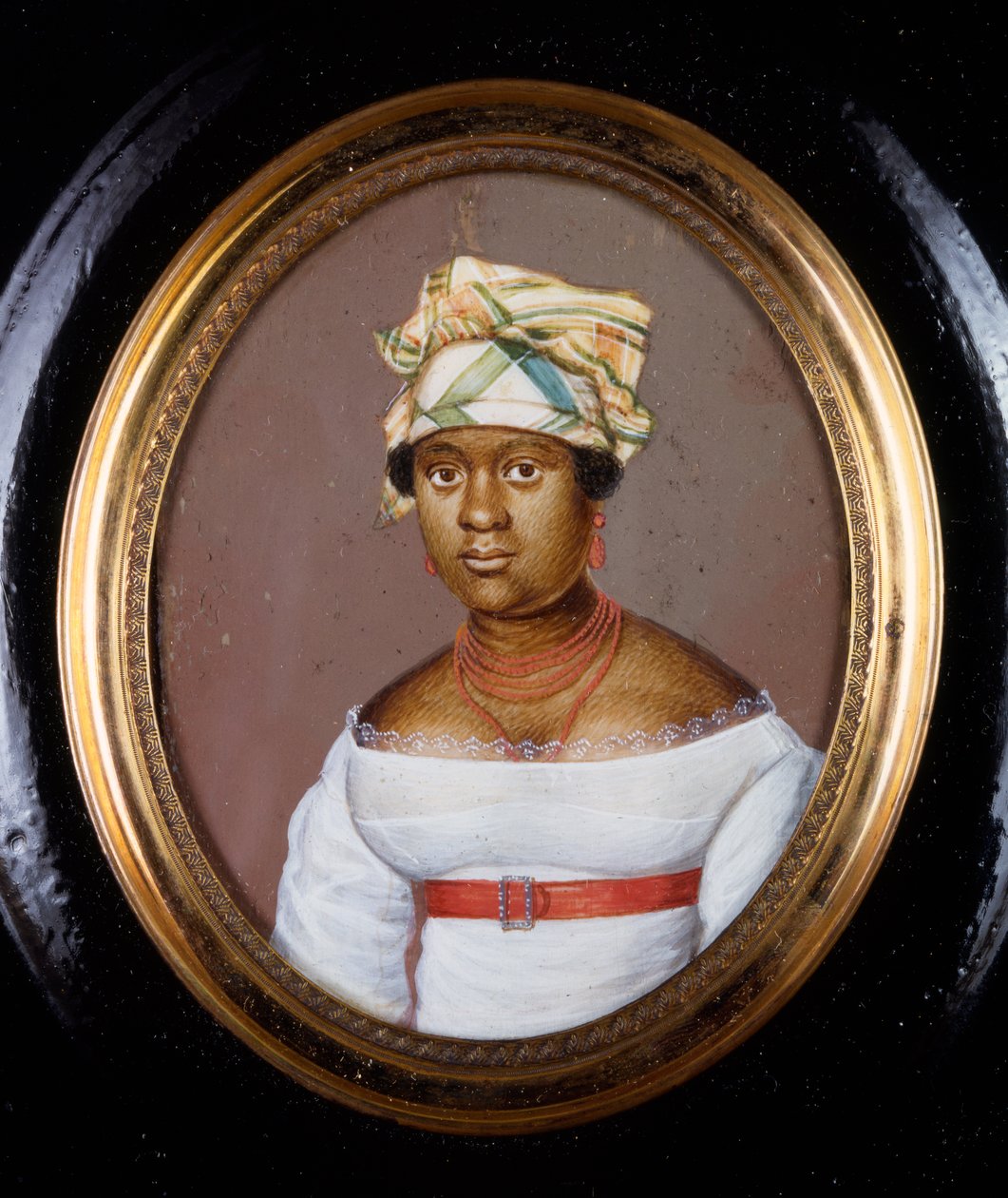 Paní Pierre Toussaint, 1825 (toaleta na smaltu) od Anthony Meucci