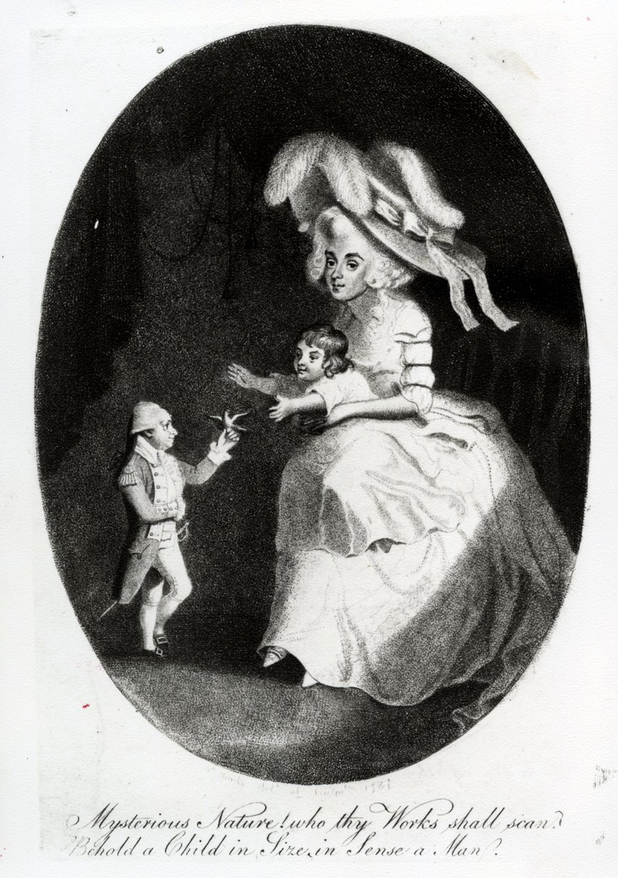 Malý hrabě Boruwlaski, 1788 od Anthony van Assen