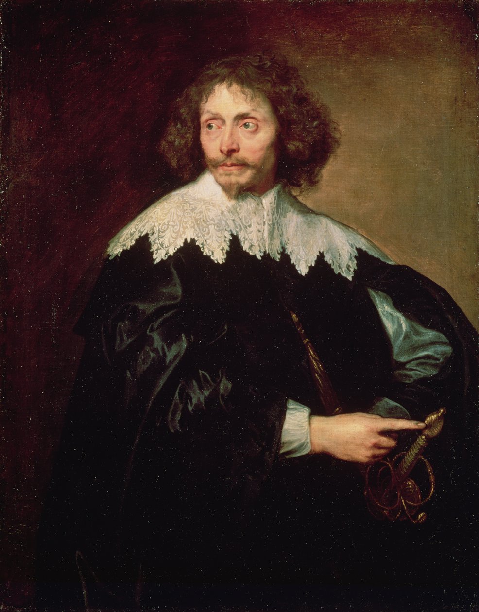 Portrét sira Thomase Chalonera (1595-1661) 1620 od Anthony van Dyck