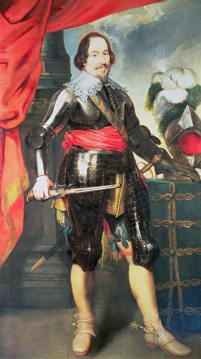 Portrét gentlemana v brnění od Anthony van Dyck