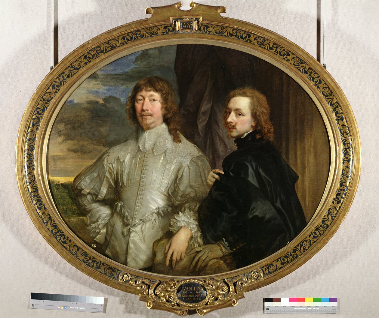 Sir Endymion Porter (1587-1649) a umělec, kolem 1635 od Anthony van Dyck