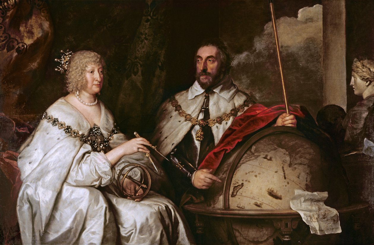Madagaskarský portrét Thomase Howarda a jeho manželky Aletheie Talbotové, 1635 od Anthony van Dyck